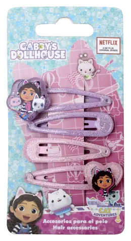 Cerdá Gabby's Dollhouse Sponky do vlasů 4 ks