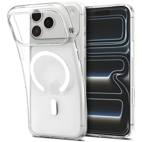 Spigen Liquid Crystal MagSafe clear white / Ochranný kryt / Apple iPhone 18 Pro Max/17 Pro Max / MagSafe