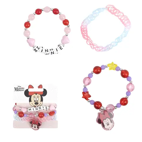 CERDÁ Sada náramků Minnie Mouse / 3 ks