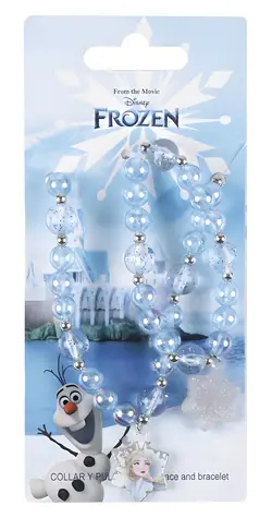 CERDÁ Sada šperků Frozen / Náhrdelník s přívěskem + náramek