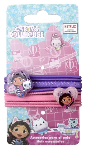 Cerdá Gabby's Dollhouse Gumičky do vlasů 8 ks