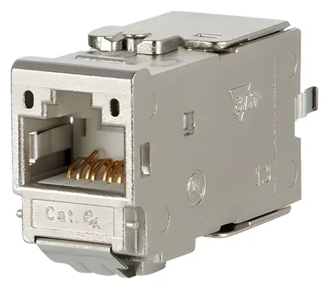METZ CONNECT C6Amodul 180° / Keystone modul RJ45 / Cat.6A