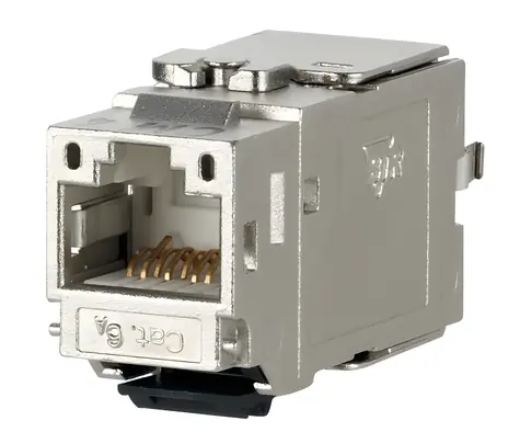 METZ CONNECT C6A K / Keystone modul RJ45 / Cat.6A / 180°