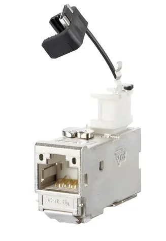 METZ CONNECT C6A / Keystone modul RJ45 / Cat.6A / 90°