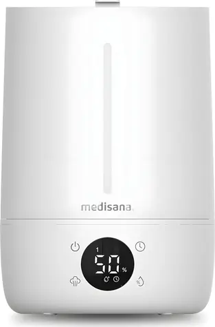 Medisana AH 663 bílá / Zvlhčovač vzduchu / 4500 ml / 300 ml/h / do 30 m2