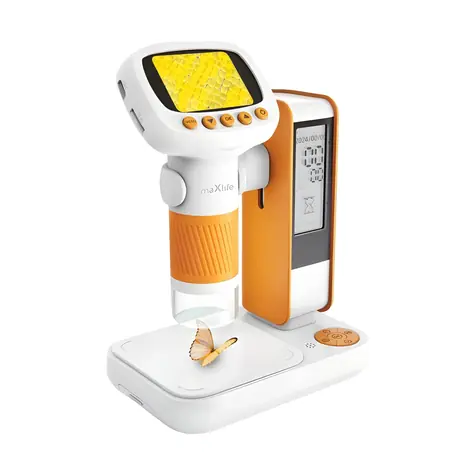 MAXLIFE MXDM-200 oranžový / Dětský mikroskop