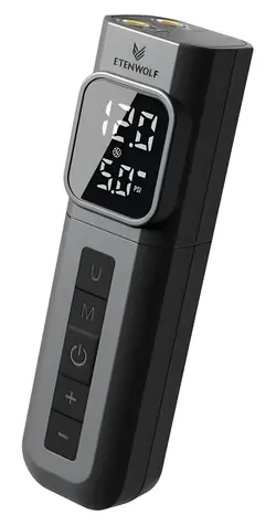 Etenwolf P200 černá / Elektrická pumpa / 2600 mAh / 17 PSI / 5,5 l/min / USB-C