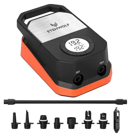 Etenwolf S4 / Elektrická pumpa / 20 PSI / 600 l/min / 12V DC / 7 trysek