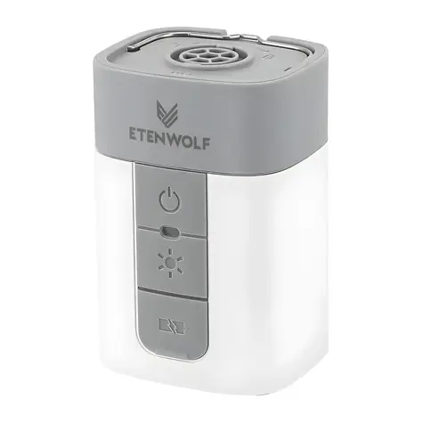 Etenwolf AIR 5 Pro bílá / Elektrická pumpa / 720 l/min / 4,5 kPa / 10400 mAh / USB-C / LED svítilna 1200 lm