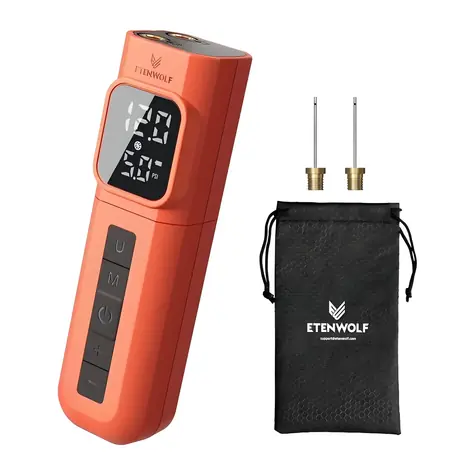 Etenwolf P200 oranžová / Elektrická pumpa / 2600 mAh / tlak 17 PSI / 5,5 l/min / USB-C