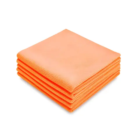 It's Win WINC-206-2 oranžová / Sada mikrovláknových leštících utěrek / 430gsm / 40x40cm / 5 ks