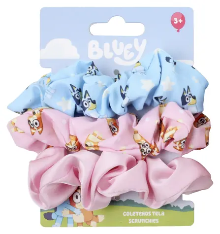Cerda Beauty Bluey Scrunchie do vlasů 3 ks