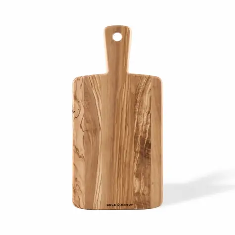 COLE&MASON Servírovací prkénko Portobello Olive Wood / 42 x 21 cm