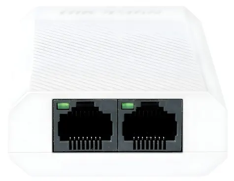 Hikvision DS-3E0103DP-E/R / PoE repeater / 10/100 Mbps / 1x PoE IN + 2x PoE OUT / IEEE 802.3af/at / 30W