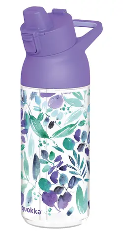 Quokka Swift 785 ml Violets / Láhev na vodu / S pítkem / Ecozen / BPA free