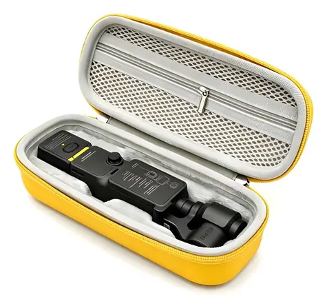 STABLECAM Pouzdro z PU žluté / Pouzdro / pro DJI Osmo Pocket 4
