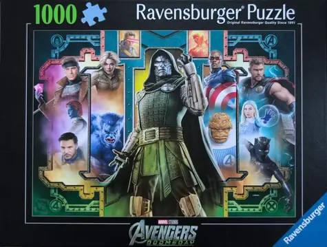 RAVENSBURGER Puzzle Marvel Avengers Doomsday / 1000 dílků / od 14 let
