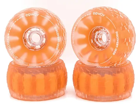 EXWAY Kolečka X1 Cloud Wheel oranžová sada 4ks / 105 mm
