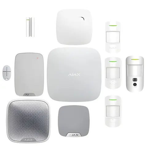 AJAX SET Můj dům, můj hrad 4G bílá / Sada zabezpečovacího systému