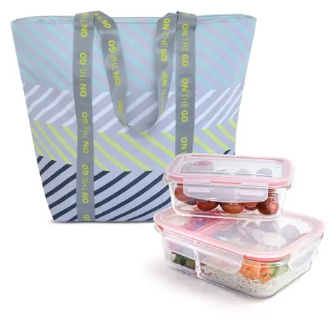 Iris Barcelona On the Go tyrkysová / Termotaška / 10 l / Voděodolná / Bez BPA