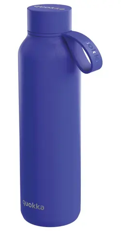 Quokka Solid modrá / Termoláhev / Nerezová / Dvouplášťová / 630 ml / S poutkem