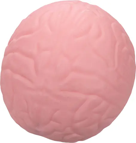 Mačkací hračka Mozek jumbo / Antistresová hračka / 15 cm / plast