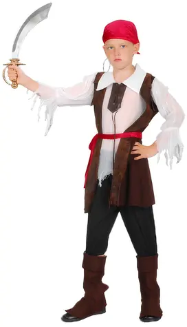 Dětský kostým Pirát vel. M / Kostým / 120-130 cm / 5-9 let