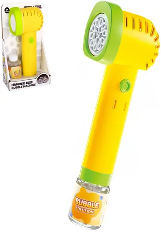 WIKY Bublifuk kladivo / 90 ml náplň / na 4x AA baterie / od 3 let