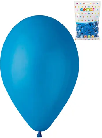 GEMAR Balónek pastelový modrý 26 cm / Latex / od 3 let