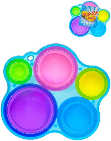 Pop It Bubble Pops antistresová hračka / Silikon / 5 maxi bublin / od 3 let
