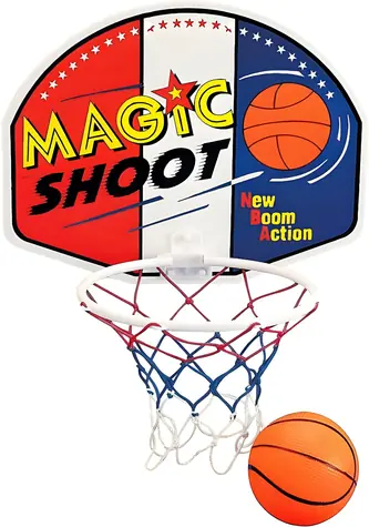 ORION Basketbalový koš Magic Shot s míčem / Plast / 40 x 31 cm / od 3 let