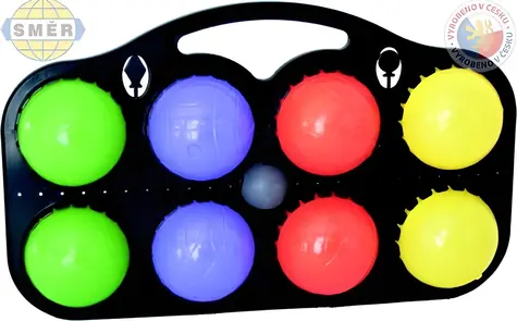SMĚR Petanque 8 koulí / Hra / plast / průměr 8 cm