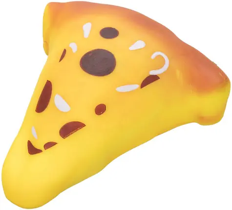 MEGA SQUEEZE Mačkací pizza XL / Antistresová hračka / Plast / 19 x 17,5 x 5 cm