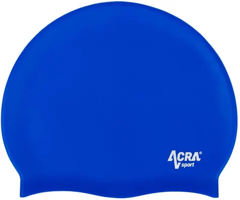 Acra Plavecká čepice silikonová modrá / Silikon