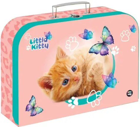 OXYBAG Kufřík Kočka / Dětský kufřík / 34 × 23 × 10 cm