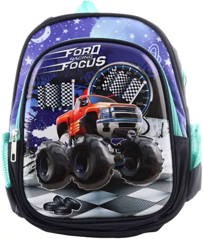 ORION Batoh Monster Truck / Dětský batoh / Polyester / Kapsa na lahev / 25 x 30 x 9 cm