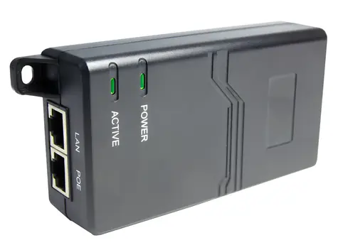 Konftel PoE injektor 30W černá / PoE injektor / IEEE 802.3af/at / 2x RJ-45