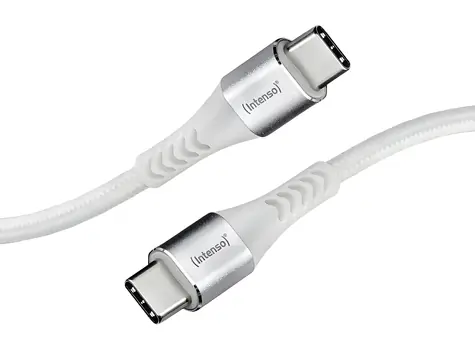 Intenso C315C bílá / Nabíjecí a datový kabel / USB-C - USB-C / 1,5 m / PD 60W