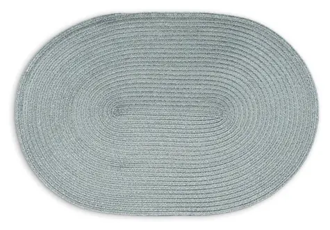 Continenta Prostírání oválné šedomodré / Prostírání / syntetická vlákna / 45 x 31 cm