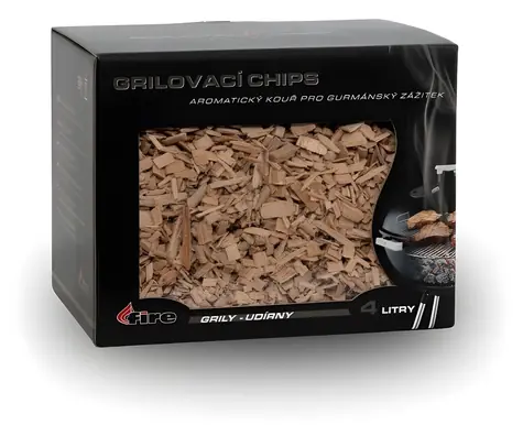 Mandy Grilovací chipsy bukové dřevo / Udící dřevěná štěpka / 4 l