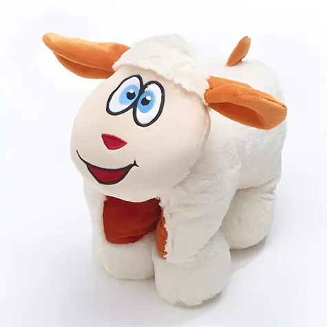 Travel Blue Snowy the Sheep Fun Pillow / Dětský cestovní polštářek / Motiv ovce