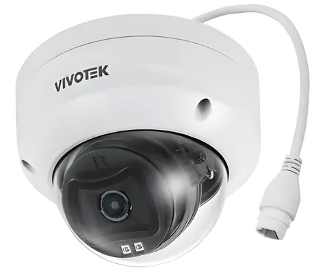 Vivotek Venkovní IP kamera dome / IP kamera / 5MPx / 103,4° / Smart IR 30 m / člověk/vozidlo / AI VCA analýzy