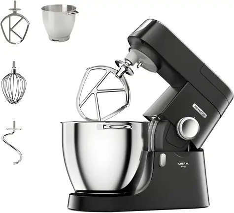 Kenwood Chef XL Pro KVL87.003 černá / Kuchyňský robot / 1700 W / mísa 6,7 l / 7 rychlostí