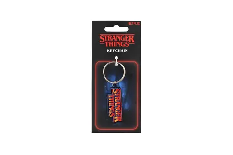 Klíčenka Stranger Things / Plast/kov / 8,5 cm / na kartě