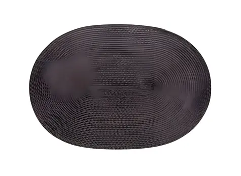 Continenta Prostírání oválné antracit / Prostírání / syntetická vlákna / 45 x 31 cm