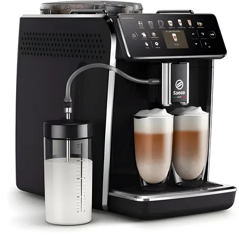 Saeco GranAroma SM6580/00 šedá / Automatický kávovar / Dotykový TFT displej / 1500 W / 15 bar