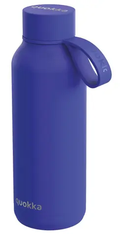 Quokka Solid modrá / Termoláhev / Nerezová ocel / Dvouplášťová izolace / 510 ml / S poutkem