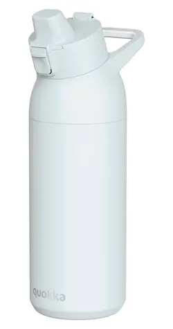 Quokka Tide bílá / Sportovní láhev / Nerezová / 700 ml / S pítkem