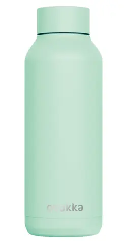 Quokka Solid světle zelená / Nerezová termoláhev / 510 ml / dvouplášťová
