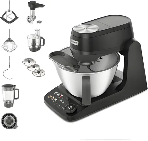 Kenwood Smart-Touch KHC40.060BK / Kuchyňský robot / 1000 W / 6 funkcí / 7 rychlostí